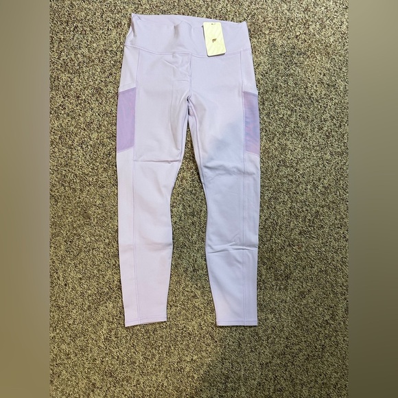 Fabletics Purple High-Performance Leggings - Picture 4 of 5